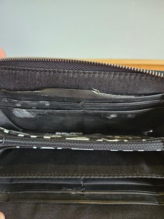 Cartera Mujer Desigual Negra Tara Mone Beats Zip