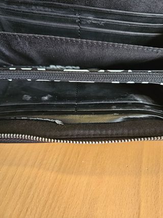 Cartera Mujer Desigual Negra Tara Mone Beats Zip