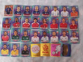 31 Cromos fútbol mundial Qatar 2022