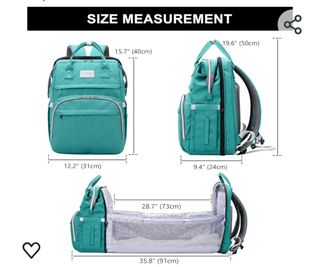 Mochila cambiador para bebé NUEVO