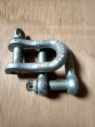 Gancho, grilletes, tensor cable acero