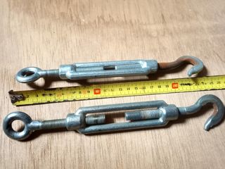 Gancho, grilletes, tensor cable acero