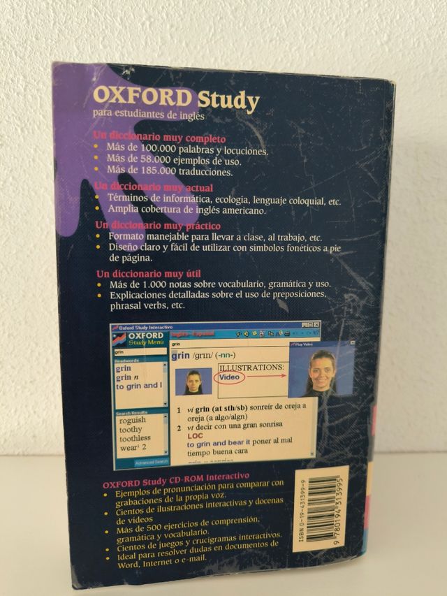 Diccionario Oxford Study Español-Inglés