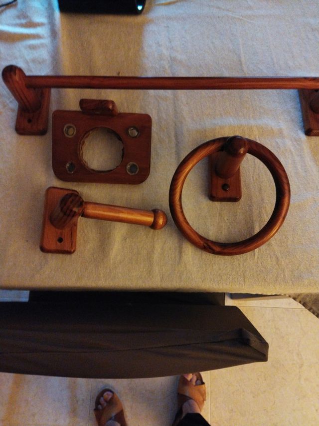 accesorios de baño y leja