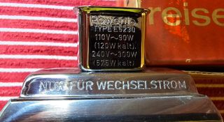 Plancha de colección  Rowenta vintage