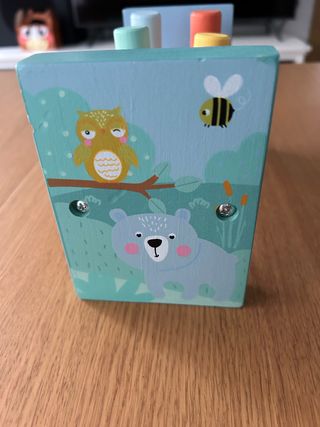 banco para martillar de madera