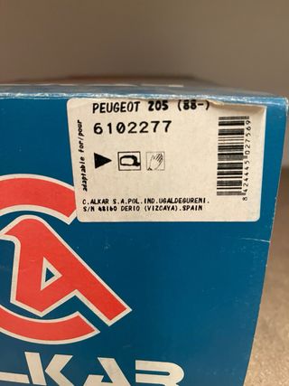 Retrovisor derecho de peugeot 205 gti