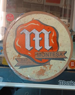 Chapa logo antiguo Montesa