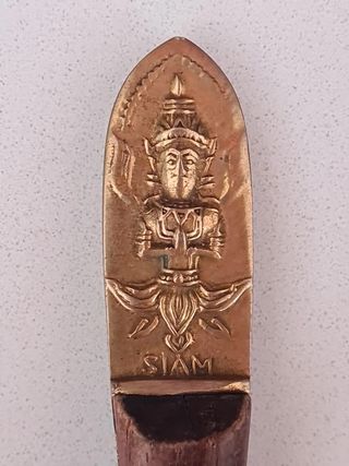 Set di due cucchiaini del Regno di Siam