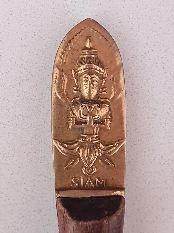 Set di due cucchiaini del Regno di Siam