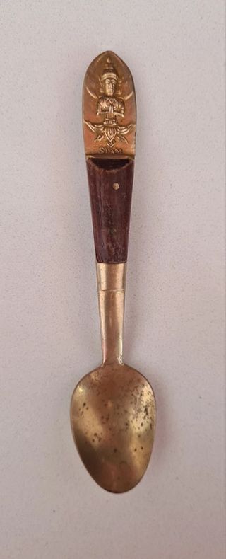 Set di due cucchiaini del Regno di Siam