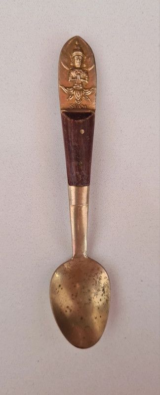 Set di due cucchiaini del Regno di Siam