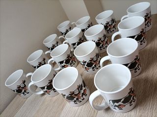 Set tazze Cow 16 unità