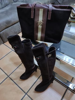 Botas y bolso a juego MOTEPICAZA