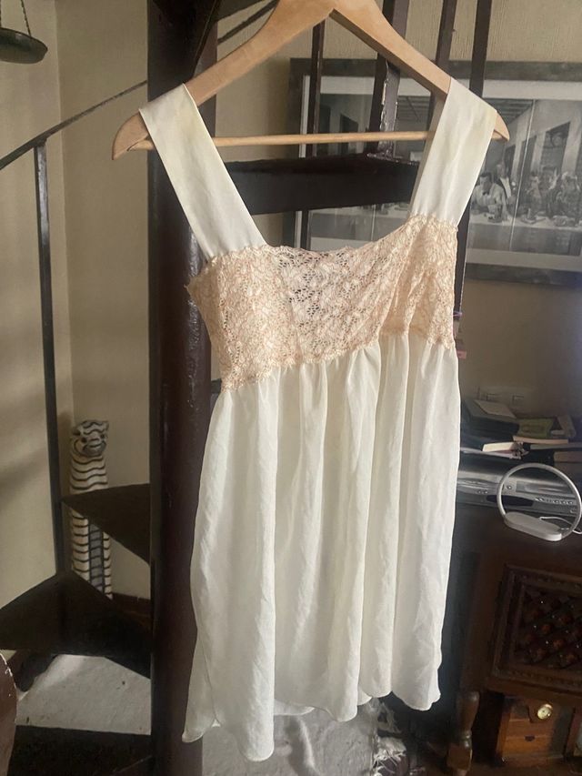 Camisola para dormir beige Mujer M