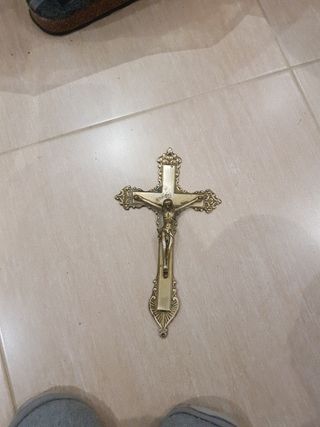 Crucifijo de bronce 23 cm