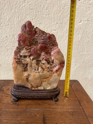 ✅bonito piedra de jade tallada