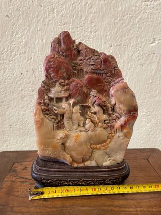✅bonito piedra de jade tallada