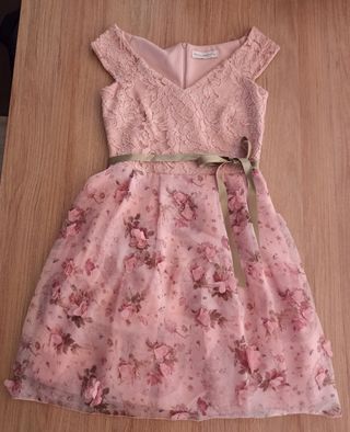 Vestido rosa de Rinascimento 