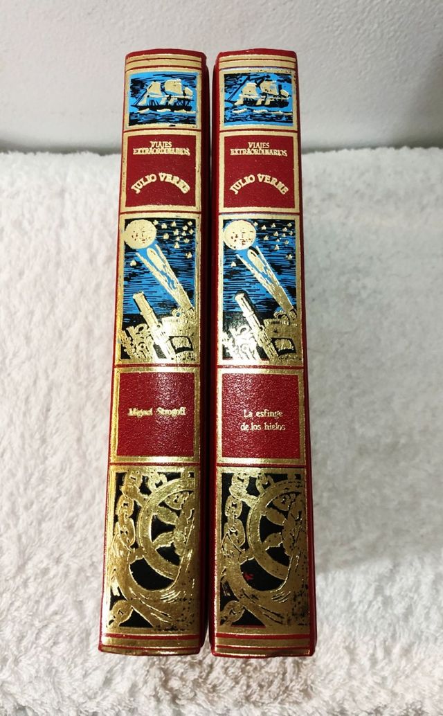 Libros Julio Verne,Miguel Estrogoff,Esfinge y Mark