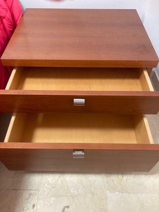 Mesitas de noche (2) madera maciza