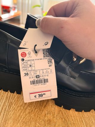 Mocasines Zara. Ref 3519/811/040