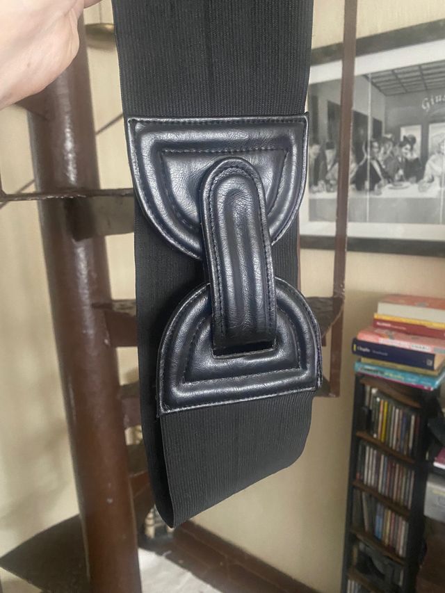 Cinturón elástico, negro