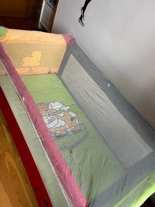 Cuna de viaje dos alturas y mosquitera