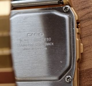 Casio DCB-610 Data Bank Calculadora, años 80's !! 