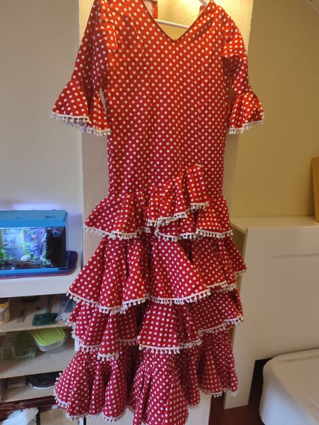 Traje de flamenca de niña