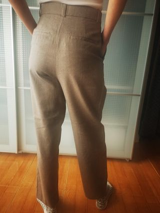 Pantalón tiro alto mujer Massimo Dutti T38