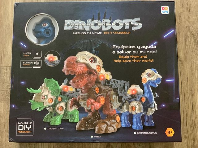 Dinosaurio juguete montaje