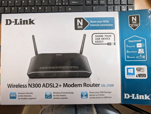 D-Link Wireless N300 Adsl2+ Modem Router