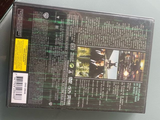 Pelicula de culto.DVD. “Matrix: Reoladed”.