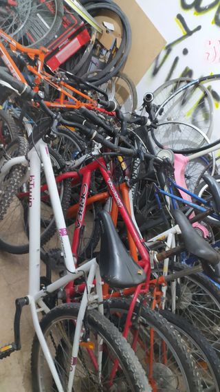orquillas de bicicleta de 26 y 24 pulgadas