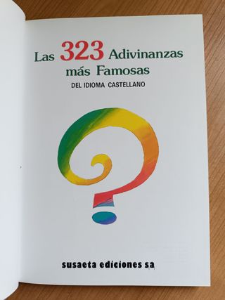 LIBRO DE ADIVINANZAS