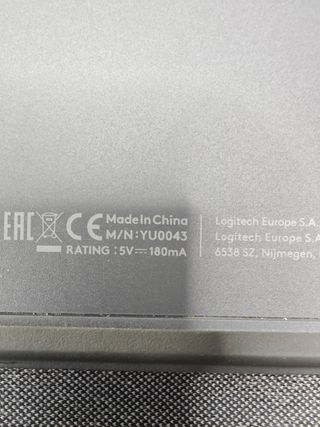 Logitech Folio Touch iPad funda teclado#N03B68