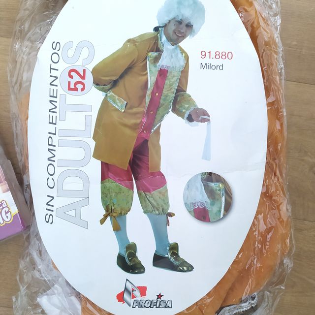 Disfraz de lord Ingles