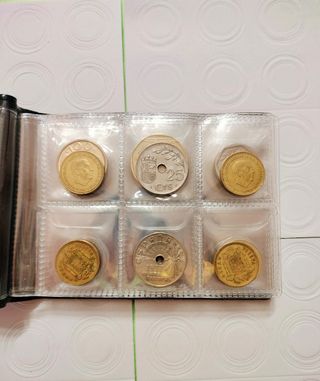 Álbumes de monedas