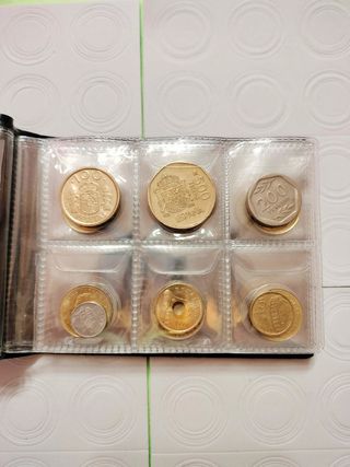 Álbumes de monedas