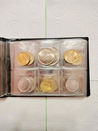 Álbumes de monedas