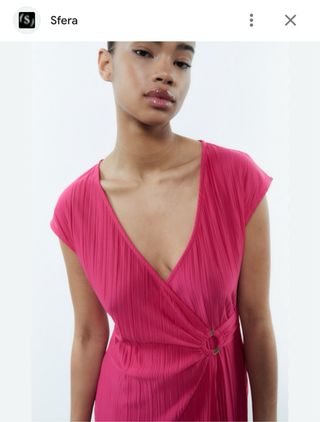 Vestido fucsia Sfera