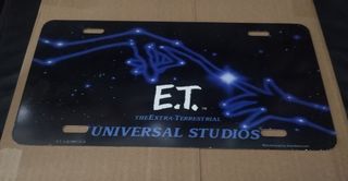 Placa matricula E.T el extraterrestre