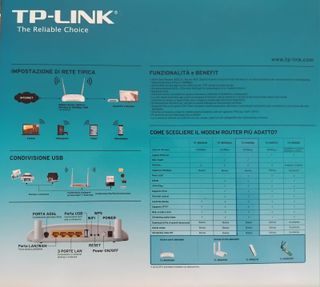 TP-LINK modem router modello TD-W8968
