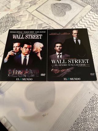 2 PELICULAS EN DVD DE WALL STREET
