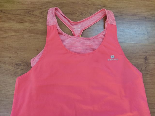 Camiseta deportiva mujer rosa Decathlon
