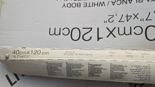 Azulejo cerámico blanco