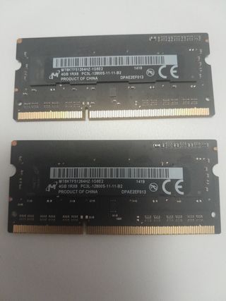 Memoria ram 8Gb