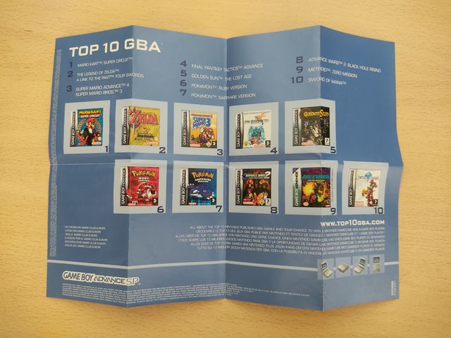 📦 Caja de Gameboy Advance SP Edicion Limitada NES