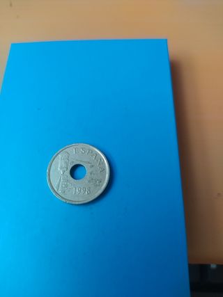 Lote monedas 25 pesetas. 